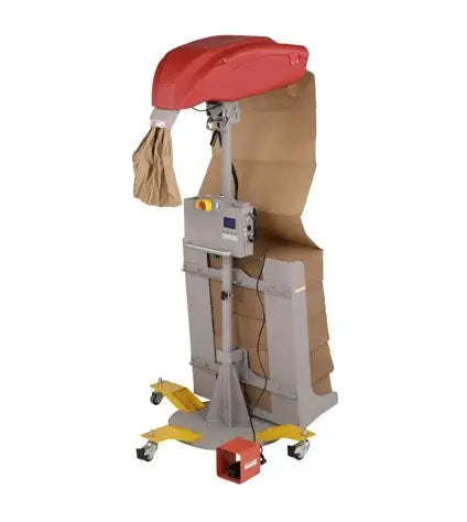 Papel doblado por máquina para relleno de cajas.